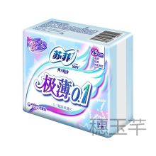 苏菲/Sofy  贴身棉柔 卫生巾 弹力夜用 4片/0151910