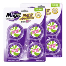 妙管家 洁厕宝马桶自动清洁剂松木清香 50g*4 单位：板