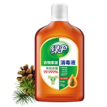 绿伞 衣物家居消毒液 1kg （单位：瓶）