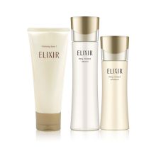 怡丽丝尔/ELIXIR 优悦活颜清爽型洗水乳三件 洗护套装 YC 445ml