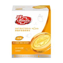 卫宝/lifebuoy 排浊护肤 香皂  除菌透明 YC 105G*3