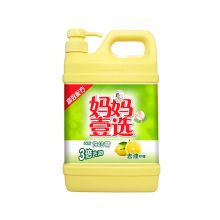 妈妈壹选 去油柠檬 2kg 洗洁精 黄瓶(计价单位：瓶)