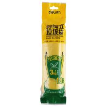得力 18818 垃圾袋 黄色(18只/卷)（单位：卷）