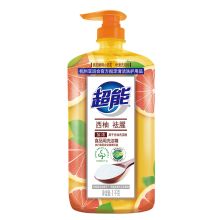 超能  离子去油(西柚祛腥)  洗洁精 加食用小苏打 去油不残留 1kg