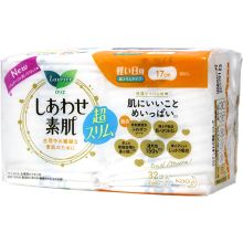 花王/KAO 乐而雅F系列日用 卫生巾 17厘米32片 17片