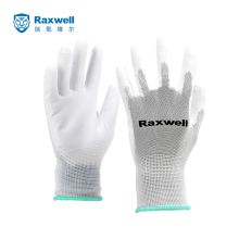 Raxwell RW2435 raxwell RW2435 劳保手套涤纶针织PU工作手套(掌浸) XL码 10副/包 (单位：包） (单位：包)