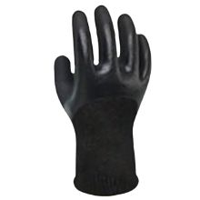 多给力(Wonder Grip) WG-640+ 12双 C级防切割浸胶劳保手套 9/L 黑色(单位：袋)