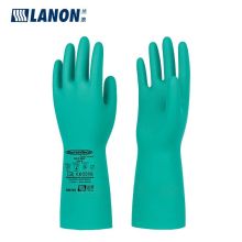 兰浪/LANON  SR101丁腈植绒防经济款 防化手套 10副/包