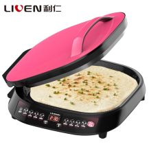 利仁 LR-FD3401 家用双面加热侧开煎饼锅 (单位:台) 粉红色