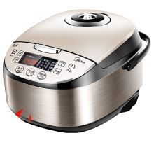 美的 MB-WFS4037 4L智能预约气动涡轮防溢金属机身圆灶釜内胆电饭煲 银色（单位：台）