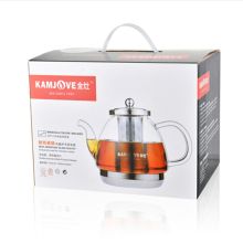金灶 A-100 1L 不锈钢内胆 电磁炉专用玻璃壶 银色（单位：个）