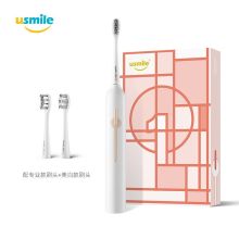 usmile 电动牙刷 成人情侣版 软毛声波自动牙刷 1号刷 月牙白（单位：把）