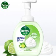 滴露 250ml 洗手液绵密泡沫青柠香型 （单位：瓶）