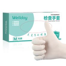 维德 一次性橡胶检查手套卫生手术医疗外科薄 M码 100个/盒（单位:盒）