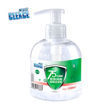 可立仕 500ml 免洗洗手液 含75%酒精消毒凝胶 透明（单位：瓶）