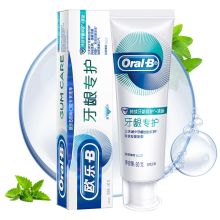 欧乐B 排浊泡泡牙龈专护牙膏持续牙龈修护清新 90g 单位：支