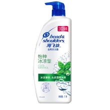 海飞丝 去屑洗发露怡神冰凉型 1L 单位：瓶