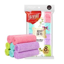 美丽雅 洗碗布百洁布餐桌抹布8片装 单位:包