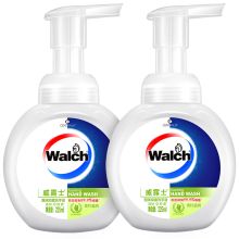 威露士/Walch 青柠盈润225ml*2瓶 ^ 泡沫洗手液 泡沫丰富清新香气 2瓶/组