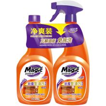 妙管家 厨房重油污抑菌清洁剂柠檬清香 660g*2 单位：组