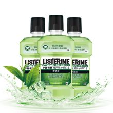 李施德林 LISTERINE 绿茶精华漱口水500ML*3