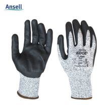 安思尔（Ansell） 48-706 防割丁腈涂掌手套 9码 黑色(单位：副)