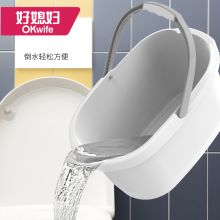 好媳妇 AGW-3567 42*23.8cm 大口径/加厚拖把桶长方形塑料桶 白色（单位：个）