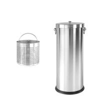 南昊 230*600mm 滤茶桶 不锈钢 （单位:个）
