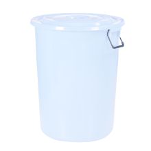 科力邦 KB3002 圆形收纳桶大容量水桶酒店厨房工业环卫物业垃圾桶有盖 100L 白色 单位：个