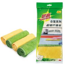 3M 30*30CM 思高合宜系列多用途柔软抹布 4片/包 配色 （单位：包）