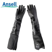 安思尔Ansell 19-026 氯丁橡胶手套 10寸 （耐180℃高温 600mm） 1副装 (单位：副)