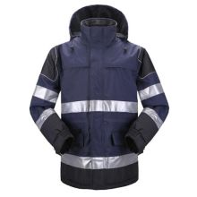 雷克兰 AF102 阻燃抗静电长款牛津面料 防寒服 蓝色 3Xl （单位：件）