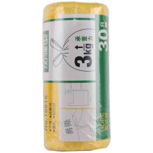 得力 18816 垃圾袋 黄色(30只/卷)（单位：卷）