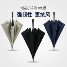 国产 长柄雨伞 可选logo 黑色（单位：把）