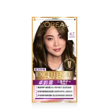 欧莱雅 卓韵霜染发霜特润双膏亚麻深棕色 4.7 148ml 单位：盒